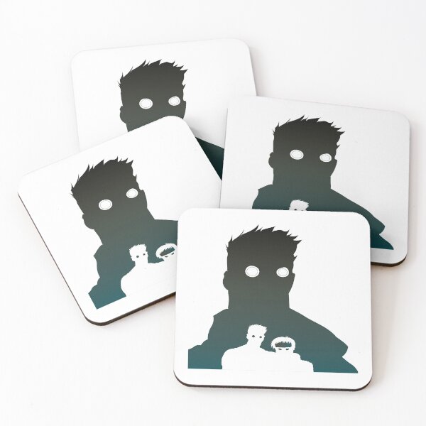 Item preview, Batou character Ghost anime in the shell silhouette design designed and sold by LongLisa.