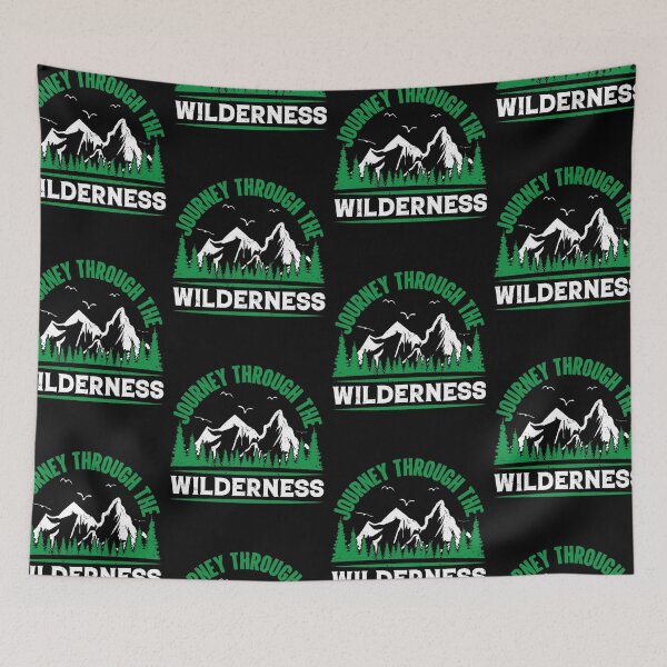 Item preview, Journey Through The Wilderness | Hike In Natures Wildlands designed and sold by GravitiTees.