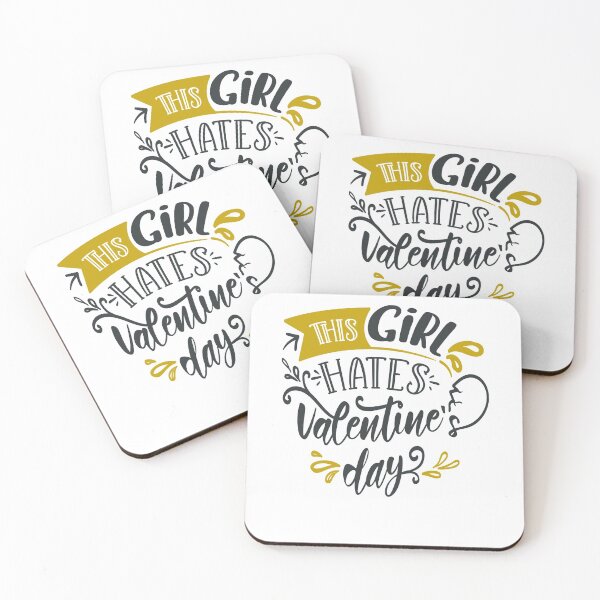 Item preview, This Girl Hates Valentines Day designed and sold by FOX1999-Design.