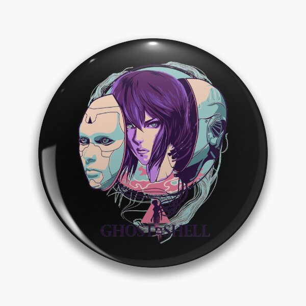 Item preview, Ghost Motoko anime in the shell mask poster classic designed and sold by LongLisa.