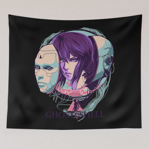 Item preview, Ghost Motoko anime in the shell mask poster classic designed and sold by LongLisa.