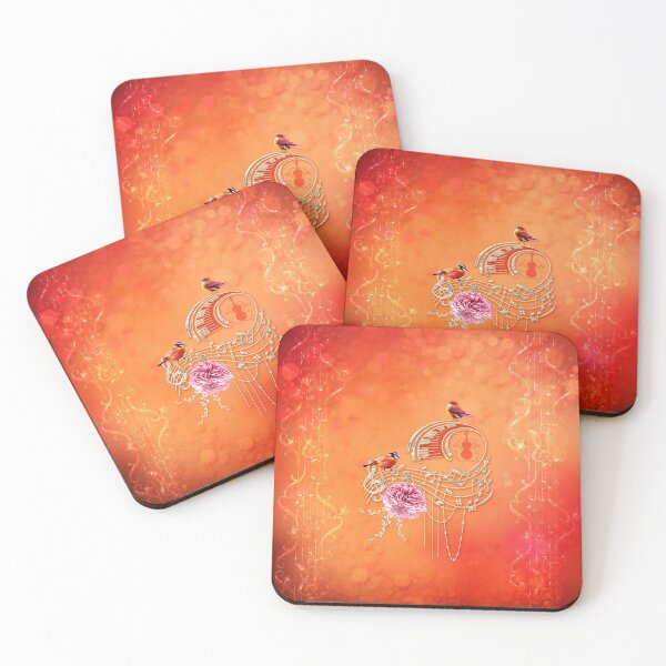 Item preview, Music key notes and clef with birds designed and sold by nicky2342.