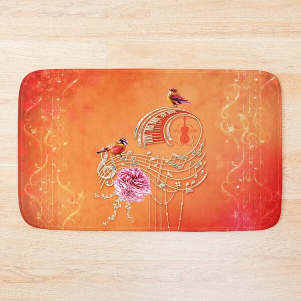 Item preview, Music key notes and clef with birds designed and sold by nicky2342.