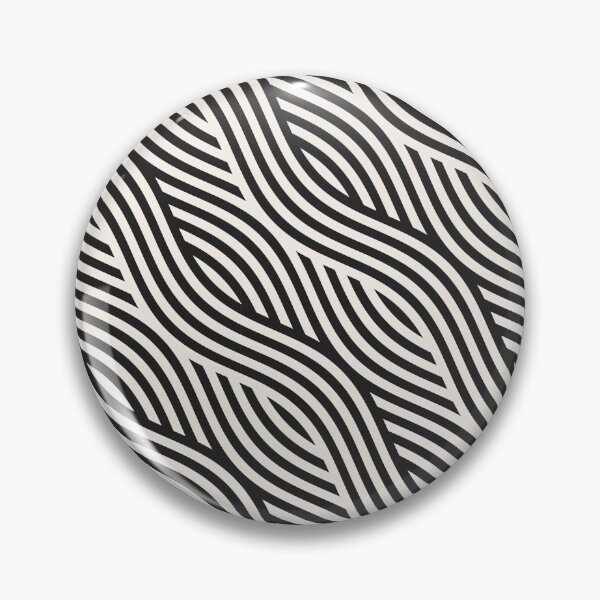 Item preview, Abstract geometric pattern with wavy Black and White lines, white comforter with black lines designed and sold by graphic-genie.