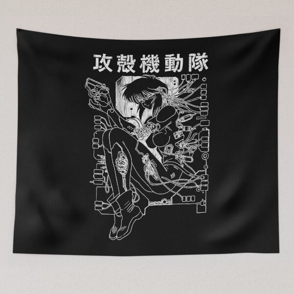 Item preview, Ghost action anime Motoko shoot in the shell design  designed and sold by LongLisa.