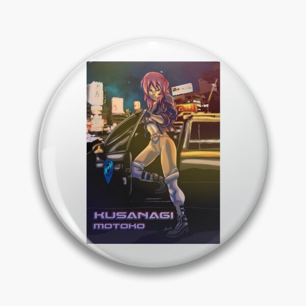 Item preview, Motoko standing Ghost anime in the shell poster classic designed and sold by LongLisa.