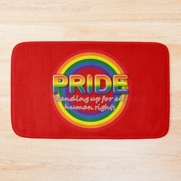 Item preview, Pride standing up for all human rights in stand out red designed and sold by SueKnox.