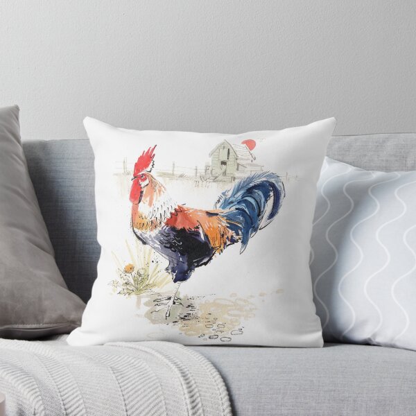 Item preview, Cockerel in farmyard designed and sold by Gary Wing.