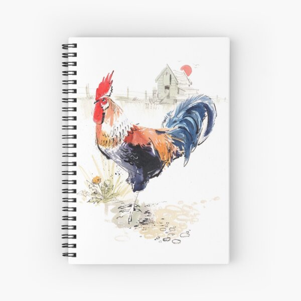 Item preview, Cockerel in farmyard designed and sold by Gary Wing.