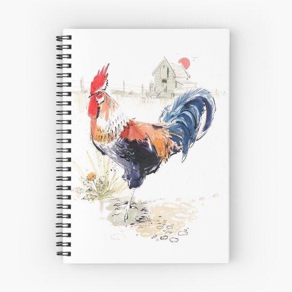 Item preview, Cockerel in farmyard designed and sold by Gary Wing.