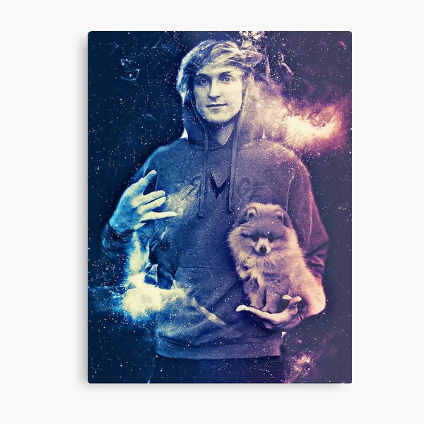 logan paul fight Metal Print