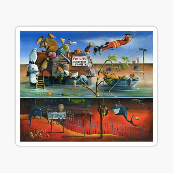 Waterfront Property Sticker