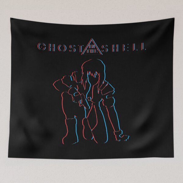 Item preview, Ghost anime Motoko Kusanagi in the shell art classic designed and sold by LongLisa.