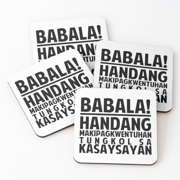 Item preview, Babala! Handang Makipagkwentuhan Tungkol sa Kasaysayan (Black) designed and sold by Jericus De Gamuz.