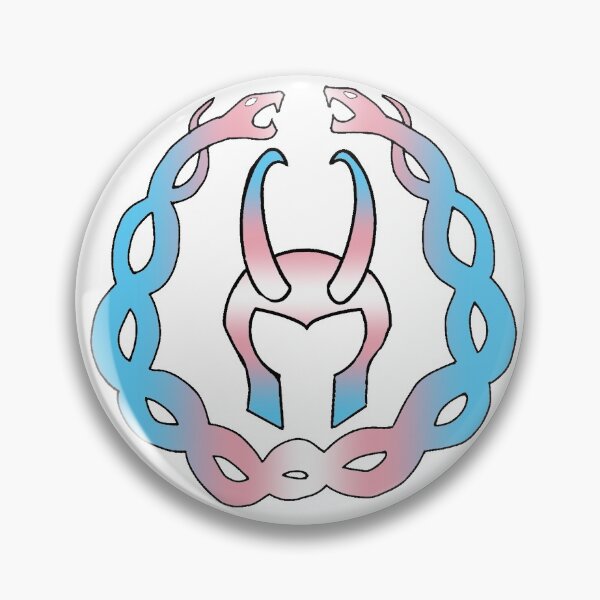 Item preview, Norse Gods Symbols Trickster Transgender Pride  designed and sold by Fandom-Finesse.