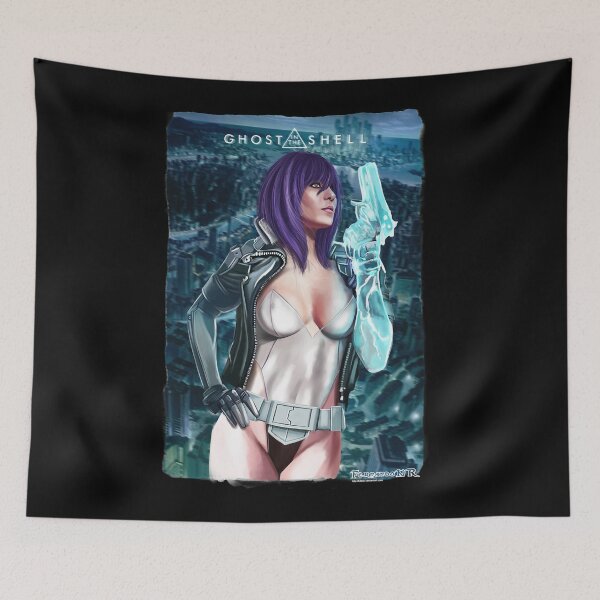 Item preview, Ghost anime Stand alone complex in the shell poster classic designed and sold by LongLisa.