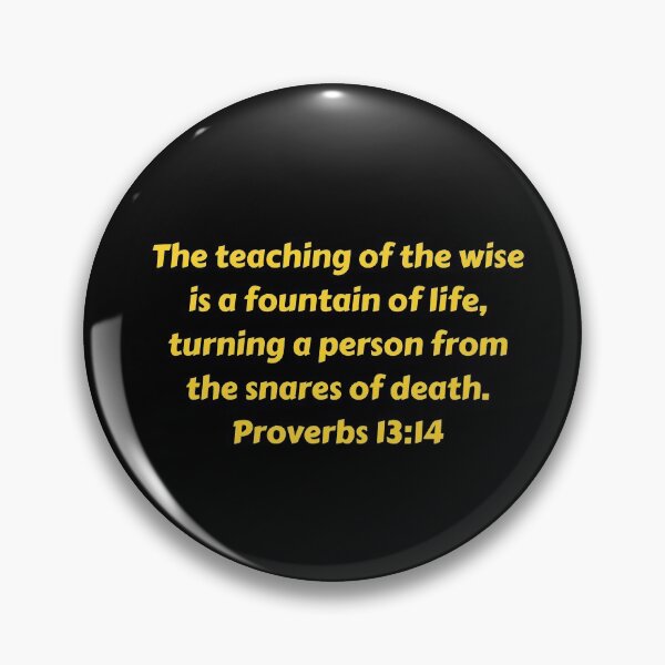Item preview, Bible Verse Proverbs 13:14 designed and sold by Prayingwarrior.