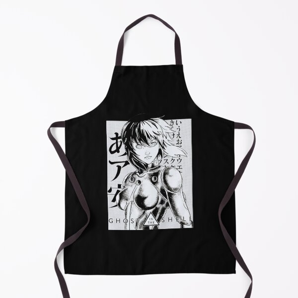 Item preview, Ghost action anime in the shell art black and white designed and sold by LongLisa.