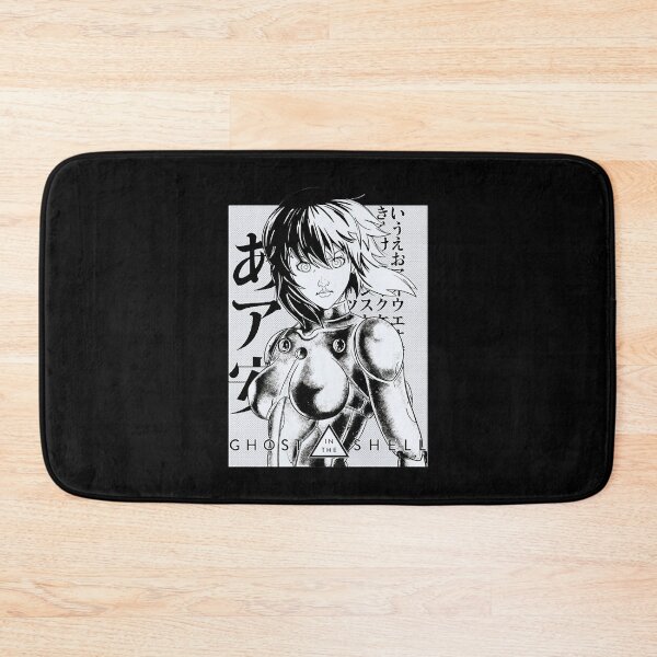 Item preview, Ghost action anime in the shell art black and white designed and sold by LongLisa.