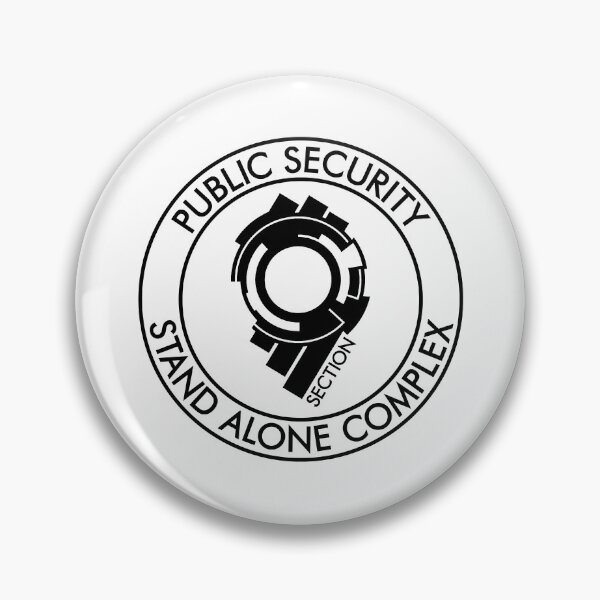 Item preview, Public security 9 section Ghost anime in the shell logo designed and sold by LongLisa.