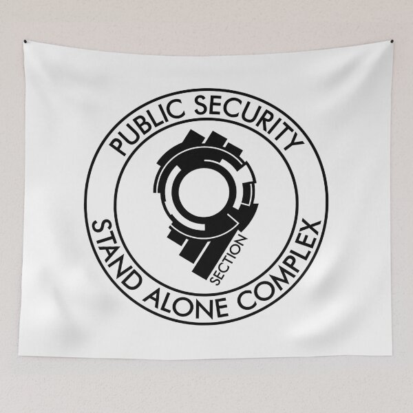 Item preview, Public security 9 section Ghost anime in the shell logo designed and sold by LongLisa.