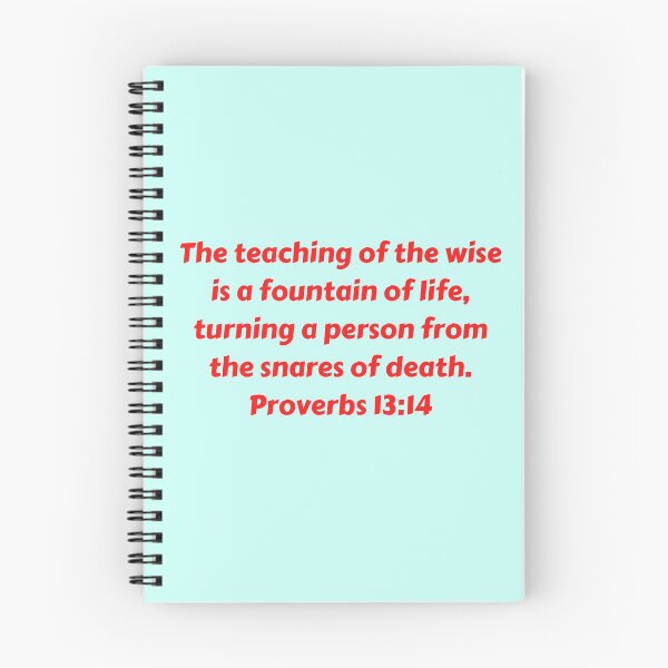 Item preview, Bible Verse Proverbs 13:14 designed and sold by Prayingwarrior.