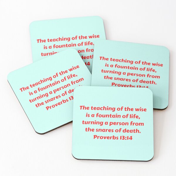 Item preview, Bible Verse Proverbs 13:14 designed and sold by Prayingwarrior.