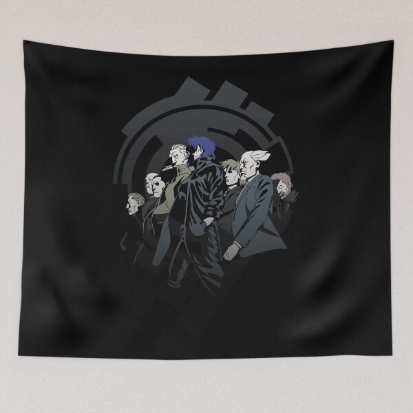 Item preview, Public security 9 section Ghost anime characters in the shell logo classic designed and sold by LongLisa.
