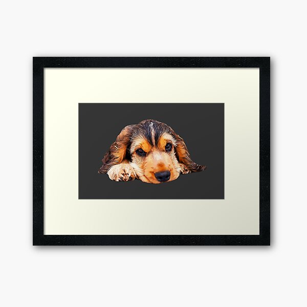 Item preview, English Cocker Spaniel Sable Puppy Dog designed and sold by Elarex.