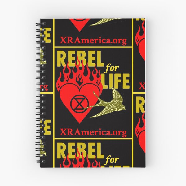 Item preview, Rebel for Life XR America (burning heart) designed and sold by XR-America.