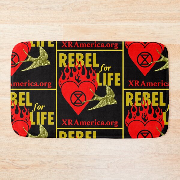 Item preview, Rebel for Life XR America (burning heart) designed and sold by XR-America.
