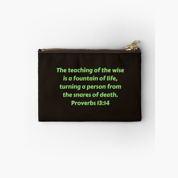 Artikelvorschau, Bible Verse Proverbs 13:14 entworfen und verkauft von Prayingwarrior.