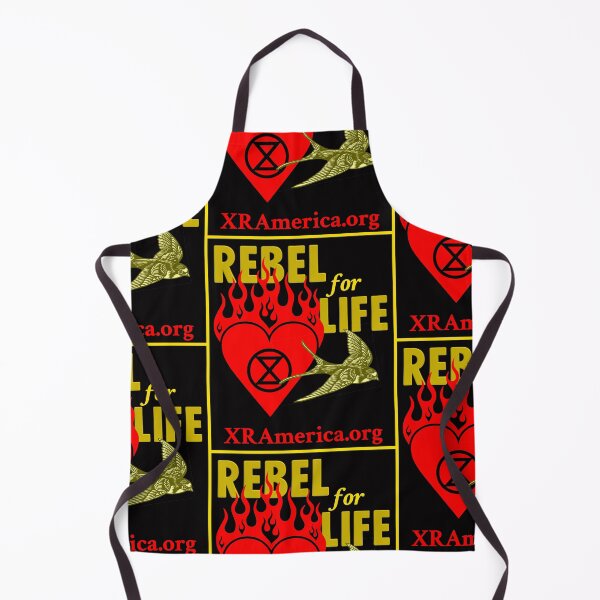Item preview, Rebel for Life XR America (burning heart) designed and sold by XR-America.