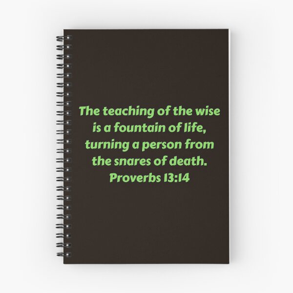 Item preview, Bible Verse Proverbs 13:14 designed and sold by Prayingwarrior.
