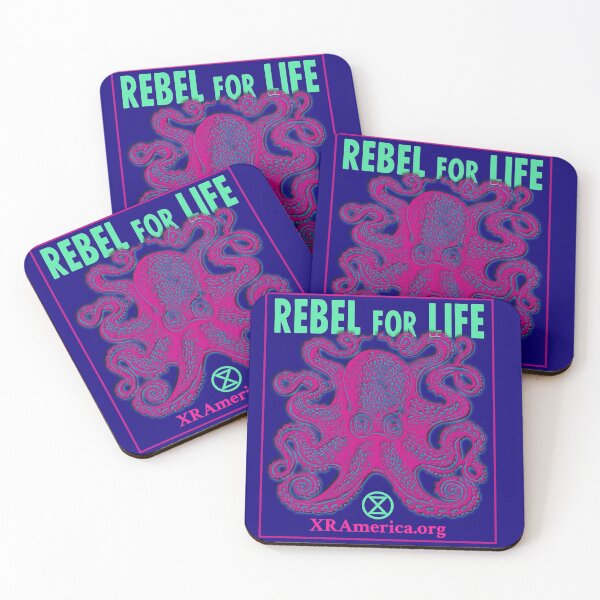 Item preview, Rebel for Life XR America (pink octopus) designed and sold by XR-America.