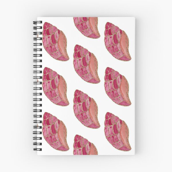 Item preview, Pink Glittery Watercolor Shells designed and sold by CarrieBrose.