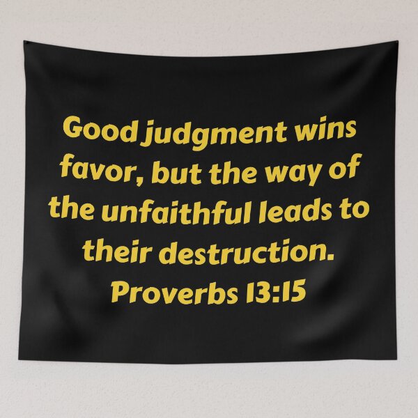Aperçu de l'œuvre Bible Verse Proverbs 13:15 créée et vendue par Prayingwarrior.