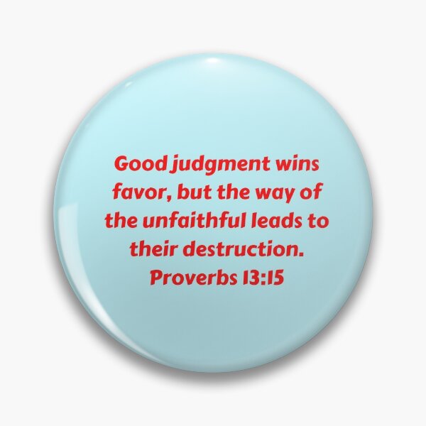 Artikelvorschau, Bible Verse Proverbs 13:15 entworfen und verkauft von Prayingwarrior.