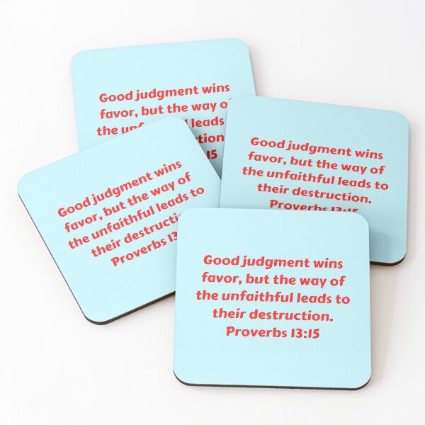 Item preview, Bible Verse Proverbs 13:15 designed and sold by Prayingwarrior.