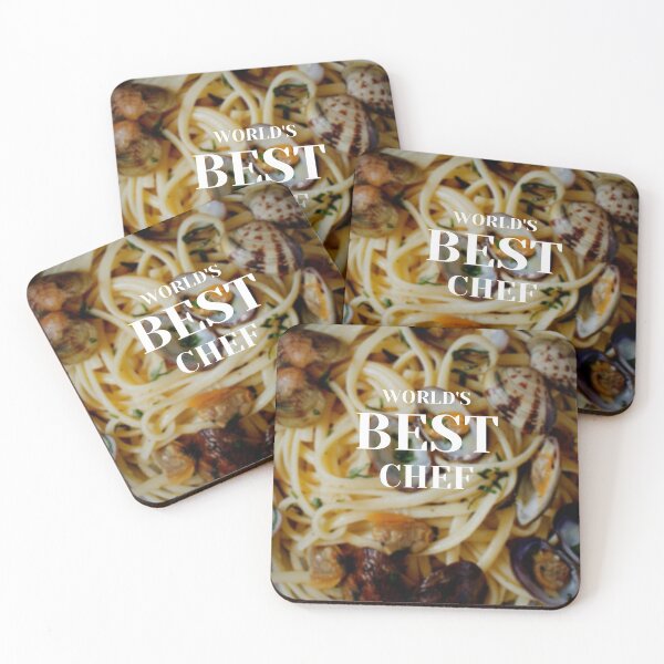 Item preview, Worlds Best Chef | Linguini with Clams | Gifts for Chefs designed and sold by NerdyByDesign.