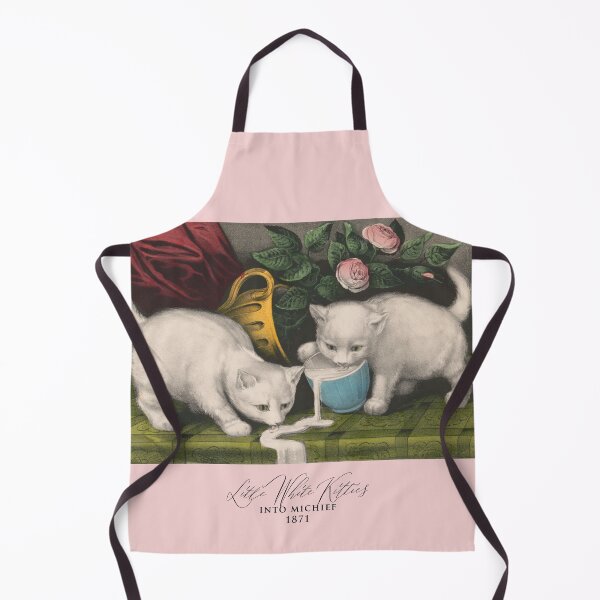 Item preview, Two kittens happy over spilt milk ca. 1871 designed and sold by ebrawne.