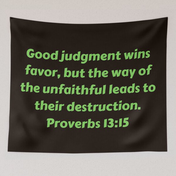 Aperçu de l'œuvre Bible Verse Proverbs 13:15 créée et vendue par Prayingwarrior.