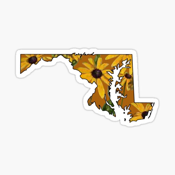 Item preview, State Flowers: Calligraphy- Maryland: Black-Eyed Susan designed and sold by Elizabeth A..