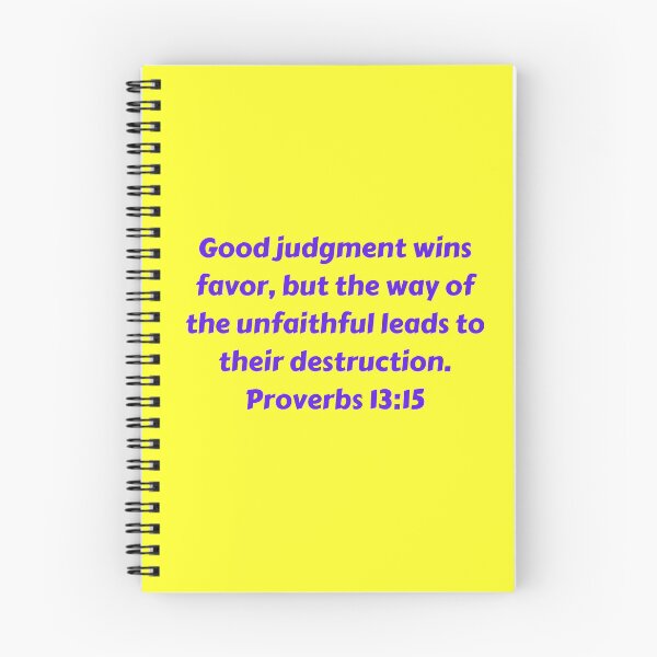 Artikelvorschau, Bible Verse Proverbs 13:15 entworfen und verkauft von Prayingwarrior.