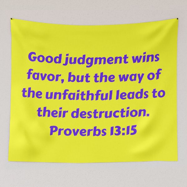 Item preview, Bible Verse Proverbs 13:15 designed and sold by Prayingwarrior.