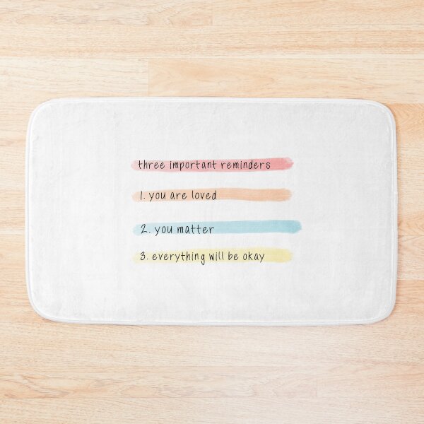 Item preview, mental health reminders designed and sold by kgmcg.