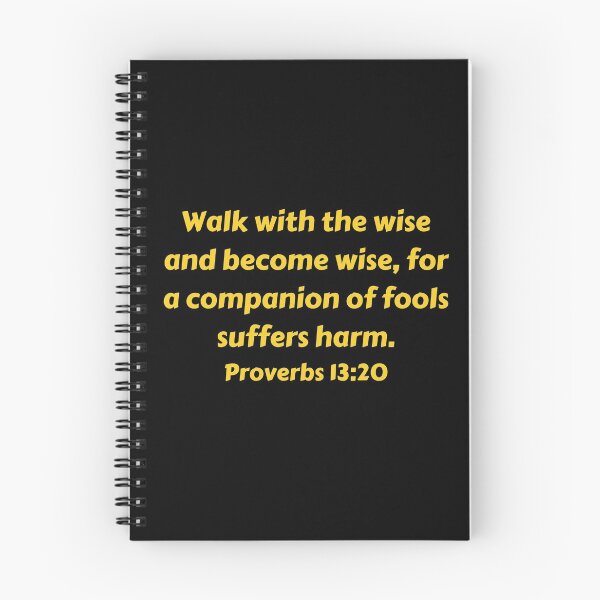 Item preview, Bible Verse Proverbs 13:20 designed and sold by Prayingwarrior.