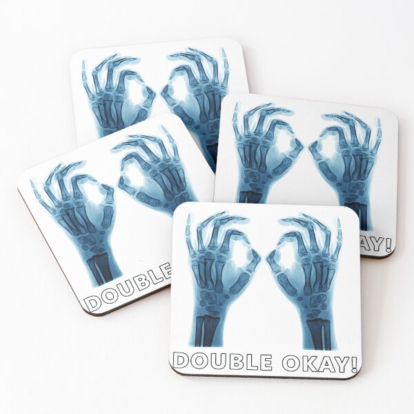 Item preview, double okay x-ray hands  designed and sold by wonderisland.