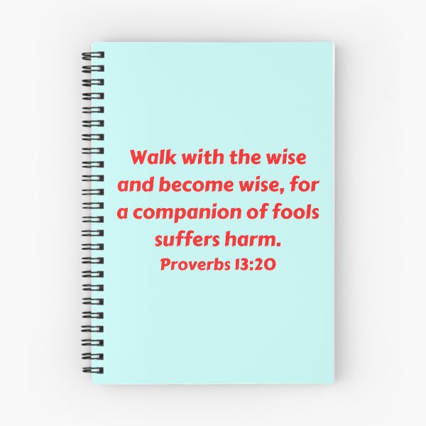 Item preview, Bible Verse Proverbs 13:20 designed and sold by Prayingwarrior.