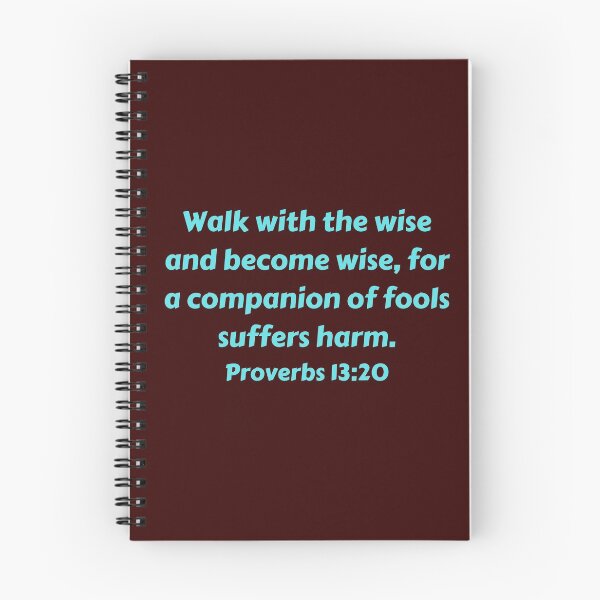 Item preview, Bible Verse Proverbs 13:20 designed and sold by Prayingwarrior.